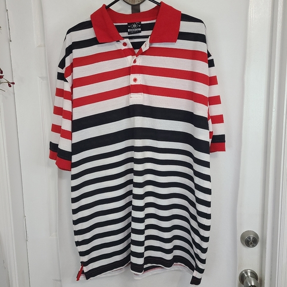 (852) Brooklyn State Men's Classic Short Sleeve Three Button Polo, Size: 2XL - Picture 1 of 16